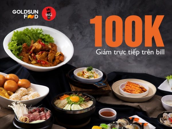 TẶNG EVOUCHER GIẢM 100K (đã bao gồm VAT) TRÊN TỔNG BILL