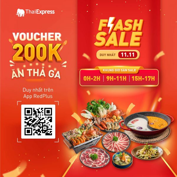 [MB] FLASH SALE – DUY NHẤT 11.11 GIỜ VÀNG SALE SỐC – GIẬT NGAY VOUCHER 200K